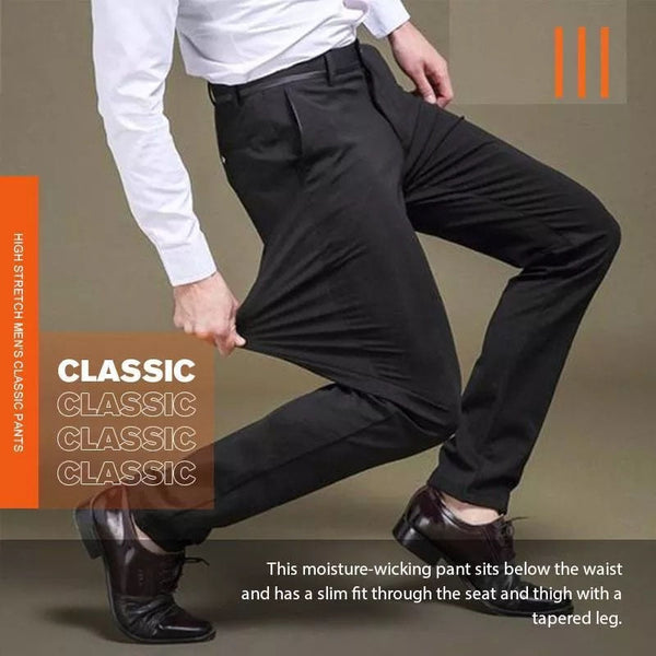 Men - Pantalones elásticos elegantes Hombre