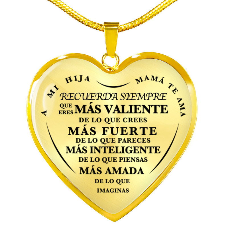 Collar a mi Hija - VALIENTE