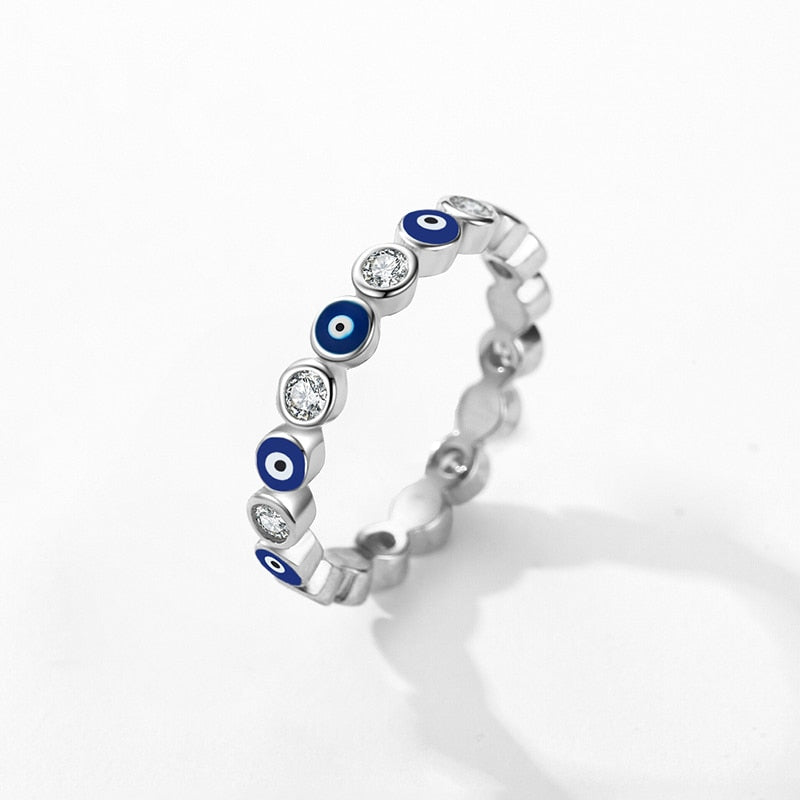 Anillo Ojos Azules