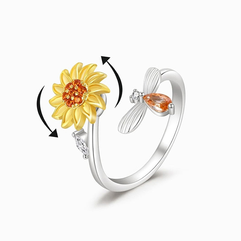 Anillo Girasol Personalizado